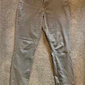 NYDJ cotton spandex blend gray pants size 8